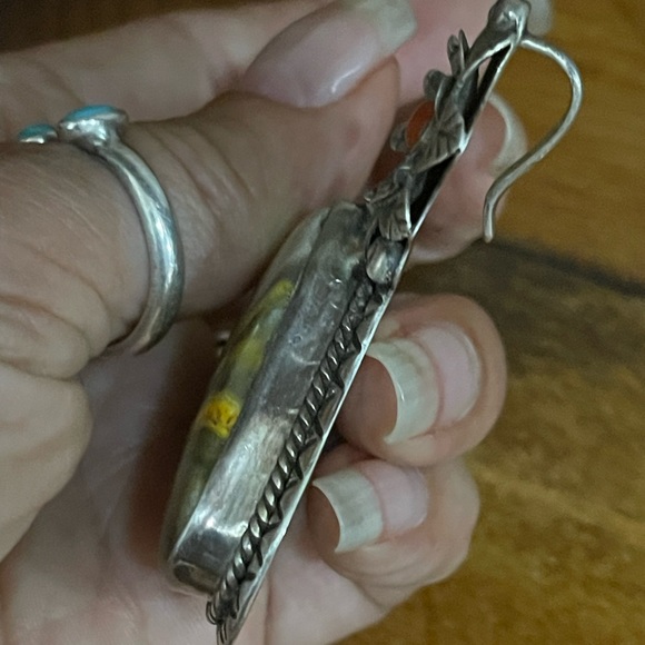 SOLD……Bubblebee Jasper Pendant - Picture 6 of 8